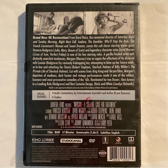 Morgan A Suitable Case for Treatment DVD - Picture 2 of 2